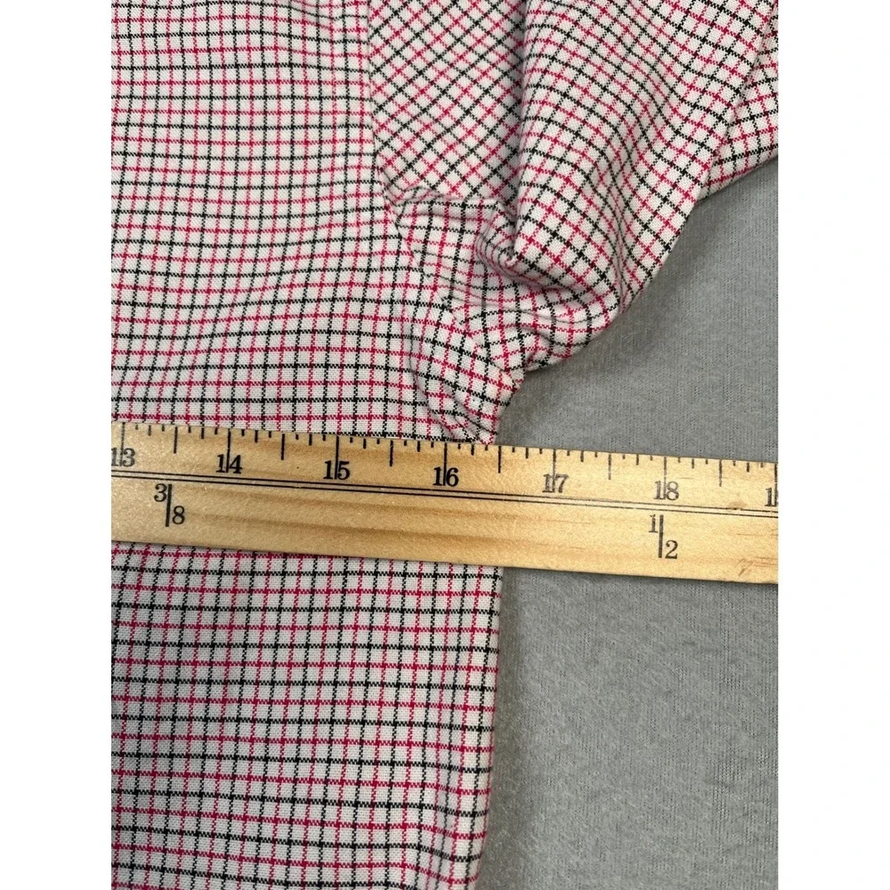 PolRalph Lauren Kid Plaid Button Shirt Med (10-12)   Long‎ Sleeve Cotton new